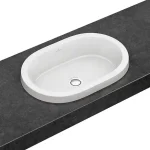 Outlet Villeroy and Boch Architectura 61,5x41,5 cm beépíthető mosdó, túlfolyó nélkül CeramicPlus felülettel 416661R1Villeroy & Boch