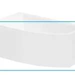 M-Acryl Minima 160 cm-es aszimmetrikus kádhoz előlap 12465M-Acryl Azonnal elérhető