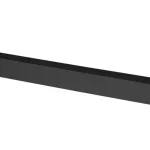 Végkiárusítás Sapho szögletes zuhanykar 400mm, matt fekete SL102Sapho