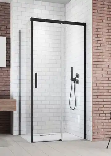 Radaway Idea Black KDJ 140 J szögletes fekete zuhanykabin ajtó 387044-54-01RRadaway Vedd meg most