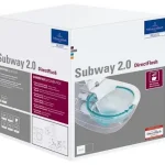 Legjobb ár Villeroy & Boch Subway 2.0 fali wc, perem nélküli DirectFlush kombipack, ülőkével CeramicPlus felülettel 5614R2R1Villeroy & Boch