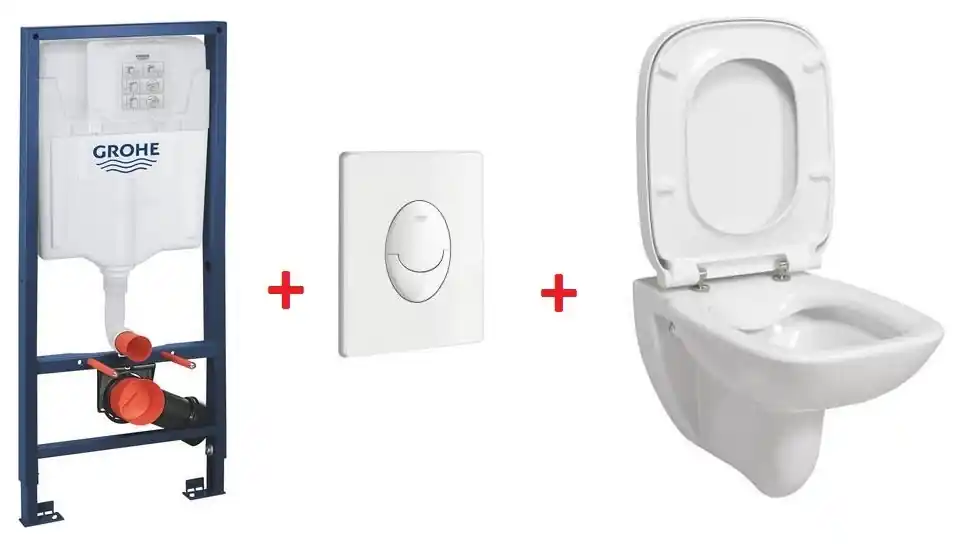 Grohe Rapid SL falsík alatti wc tartály komplett szett SZP-GR38 (38528001, 38505SH0, Roca-A34699L000, Roca-A8019D2004)Grohe Szezonális akció