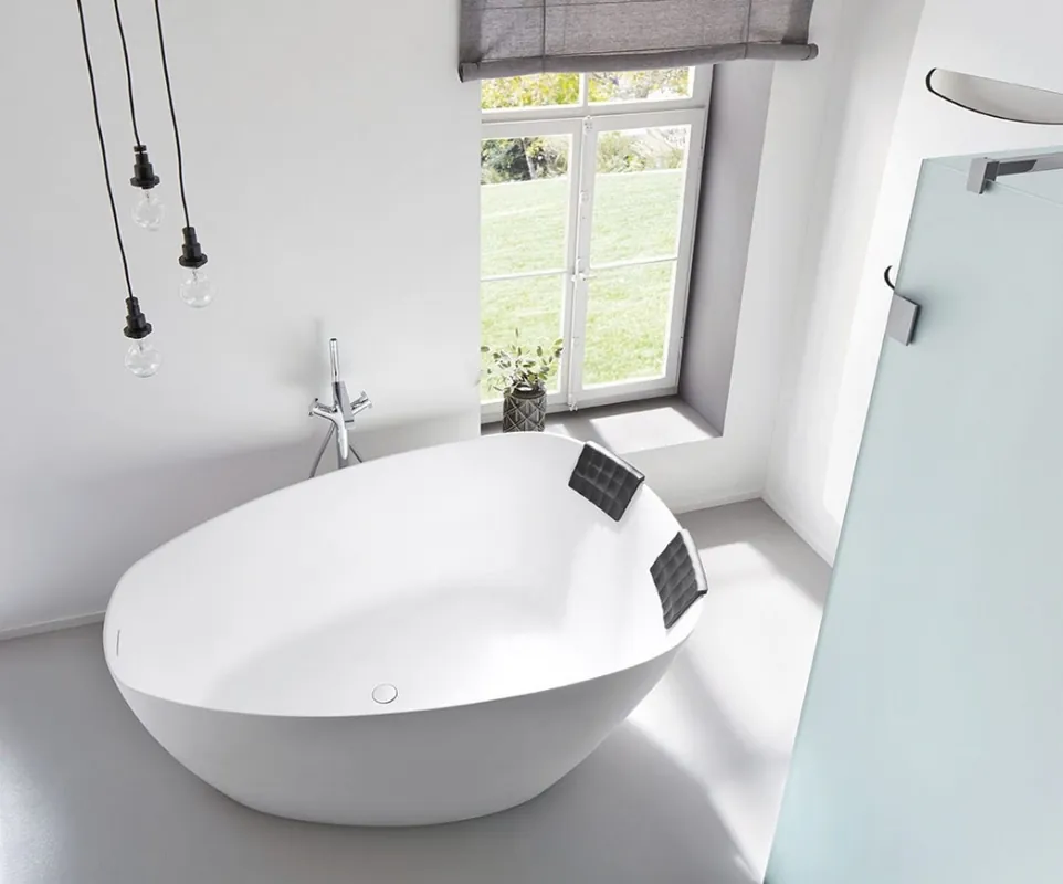 Akció Riho Toledo Solid Surface 160x110 cm szabadonálló kád BS55 (BS5500500000000) B126001105Riho