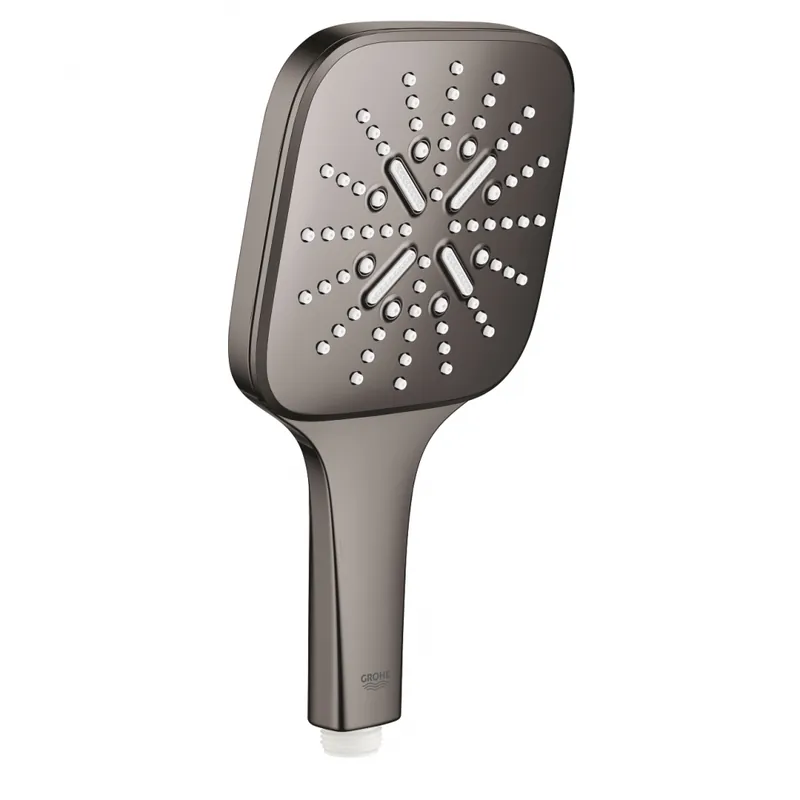 Újdonság GROHE Rainshower SmartActive 130 Cube Kézizuhany, 3 féle vízsugárral 9,5 l, hard grafit 26582A00Grohe