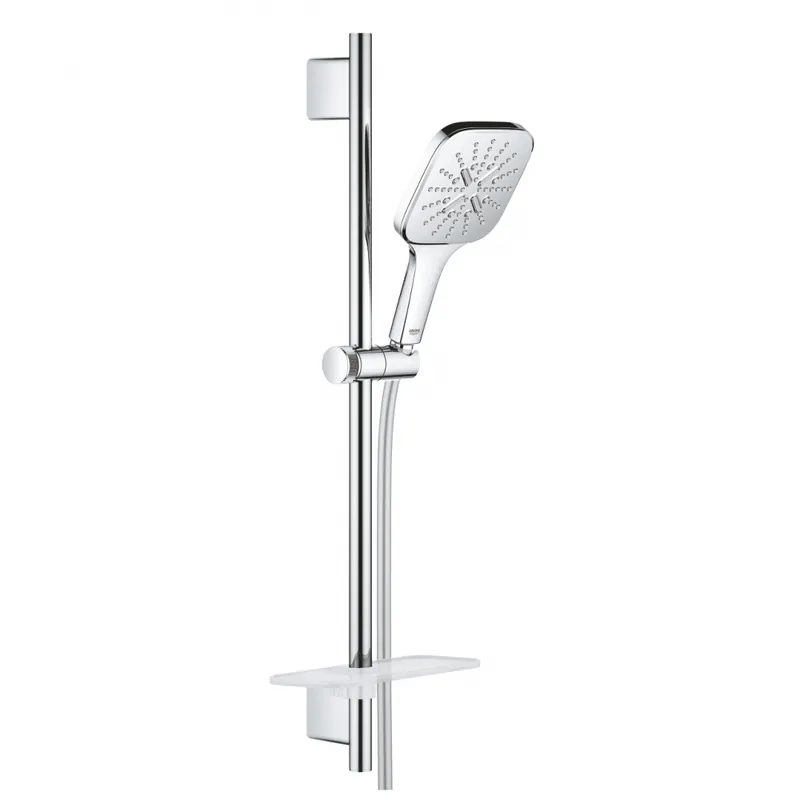 Biztonságos vásárlás GROHE Rainshower SmartActive 130 Cube Rudas zuhanygarnitúra, 3 féle vízsugaras kézizuhannyal, króm 26584000Grohe