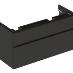 Gebert Smyle Square alsó szekrény dupla mosdóhoz 118.4x61.7x47cm, matt lakkozott láva 500.356.JK.1Geberit Kiárusítás