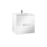 Prémium Roca Victoria-N 60 cm fürdőszoba bútor mosdóval, fényes fehér A855834806Roca