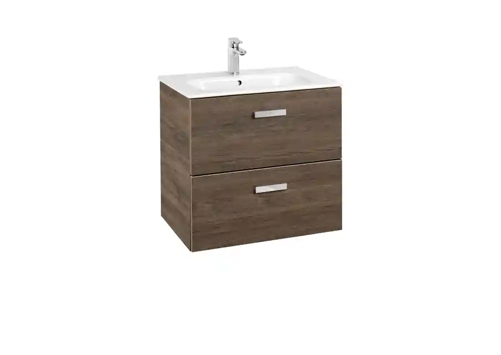 Expressz kézbesítés Roca Victoria Basic 60 cm fürdőszoba bútor mosdóval, cédrus A855854423Roca