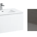 Biztonságos vásárlás Laufen Pro S mosdó alsószekrénnyel 80x50 cm, wenge H8609634231041Laufen