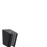 Alacsony ár Hansgrohe Porter S zuhanytartó, matt fekete 28331670Hansgrohe