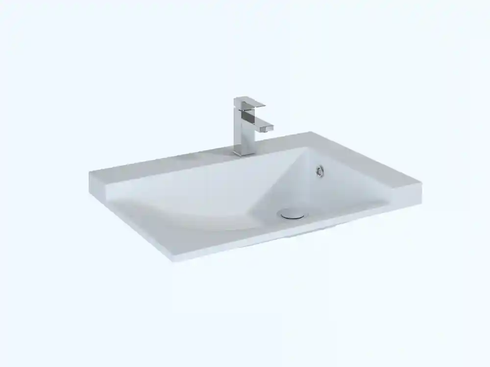 Arezzo Design METIS 70 cm-es akril mosdó, matt fehér AR-145570Arezzo Design Expressz kézbesítés