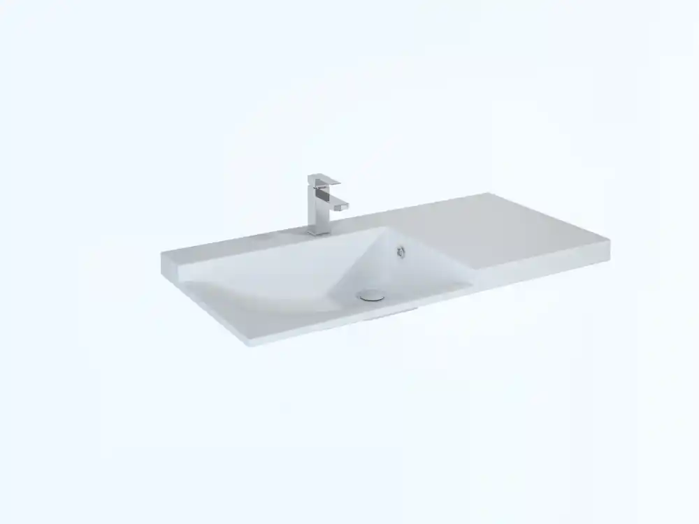 Arezzo Design METIS 90 cm-es akril mosdó, matt fehér AR-145590Arezzo Design Vedd meg most