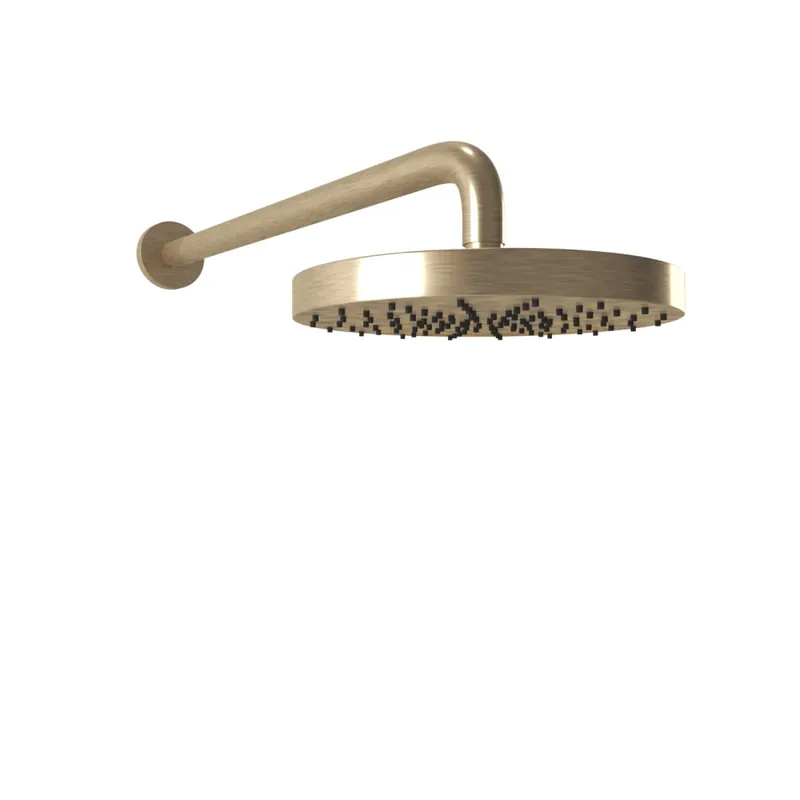 Bugnatese KOBUK Kerek zuhanyfej 20 cm átmérővel, 40 cm-es zuhanykarral bronz szín 93848BRBugnatese Biztonságos vásárlás