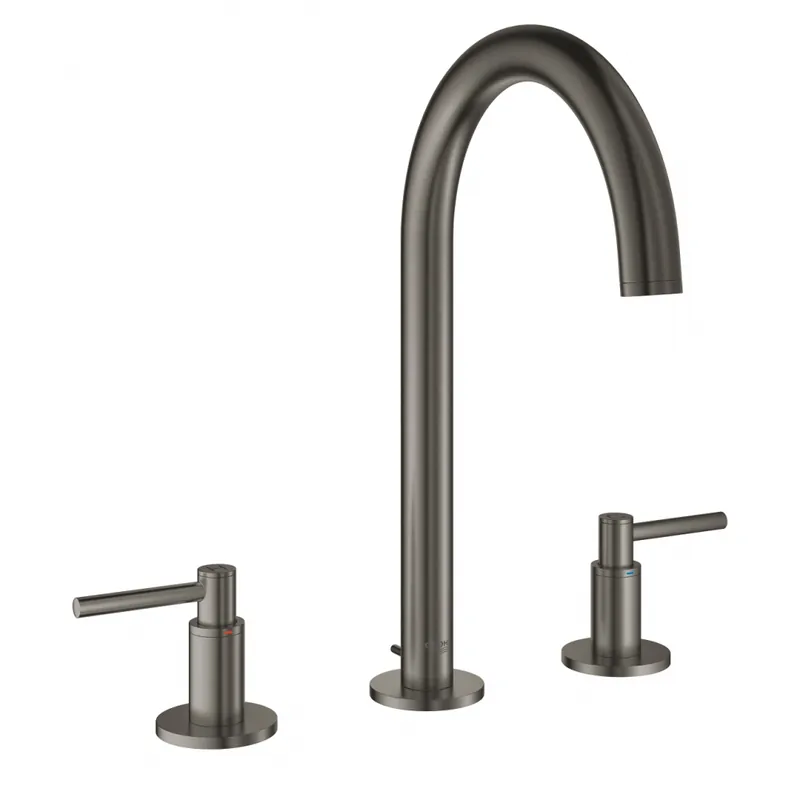 Árcsökkenés Grohe Atrio 3-lyukas mosdócsaptelep M-es méret, matt hard grafit 20009AL3Grohe