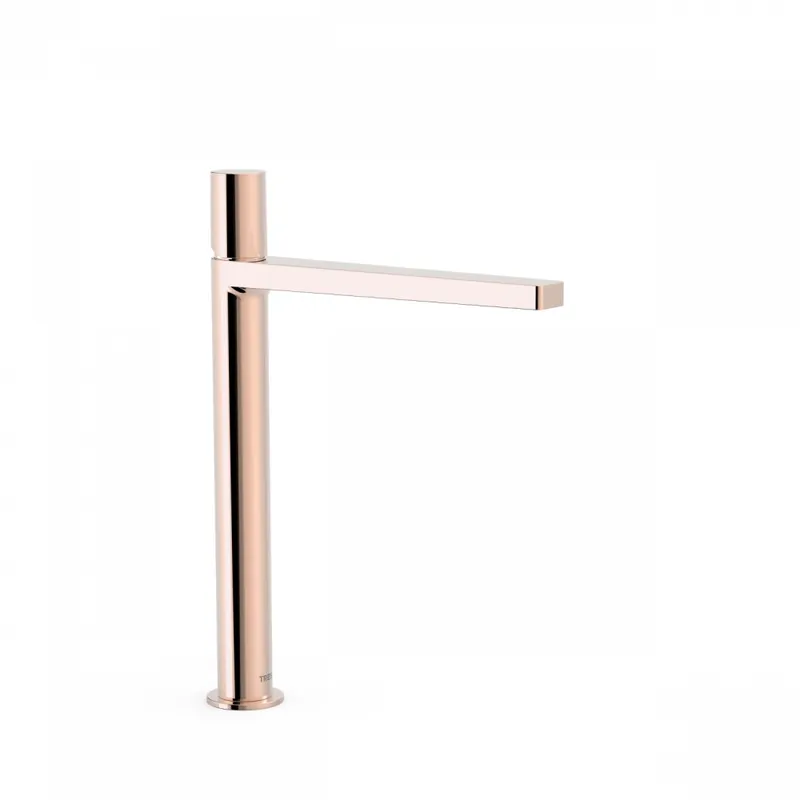 Tres Project magasított mosdó csaptelep leeresztő nélkül, rose gold 21180302OPTres Különleges ajánlat