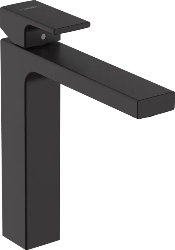 Hansgrohe Vernis Shape egykaros mosdócsaptelep 190, automata lefolyógarnitúrával matt fekete 71562670Hansgrohe Végkiárusítás