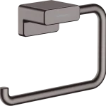 Gyors kiszállítás Hansgrohe AddStoris wc papír tartó fedlap nélkül, szálcsiszolt fekete króm 41771340Hansgrohe