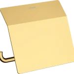 Hansgrohe AddStoris wc papír tartó fedlappal, polírozott arany hatású 41753990Hansgrohe Exkluzív ajánlat