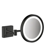 Népszerű Hansgrohe AddStoris kozmetikai tükör LED világítással, matt fekete 41790670Hansgrohe