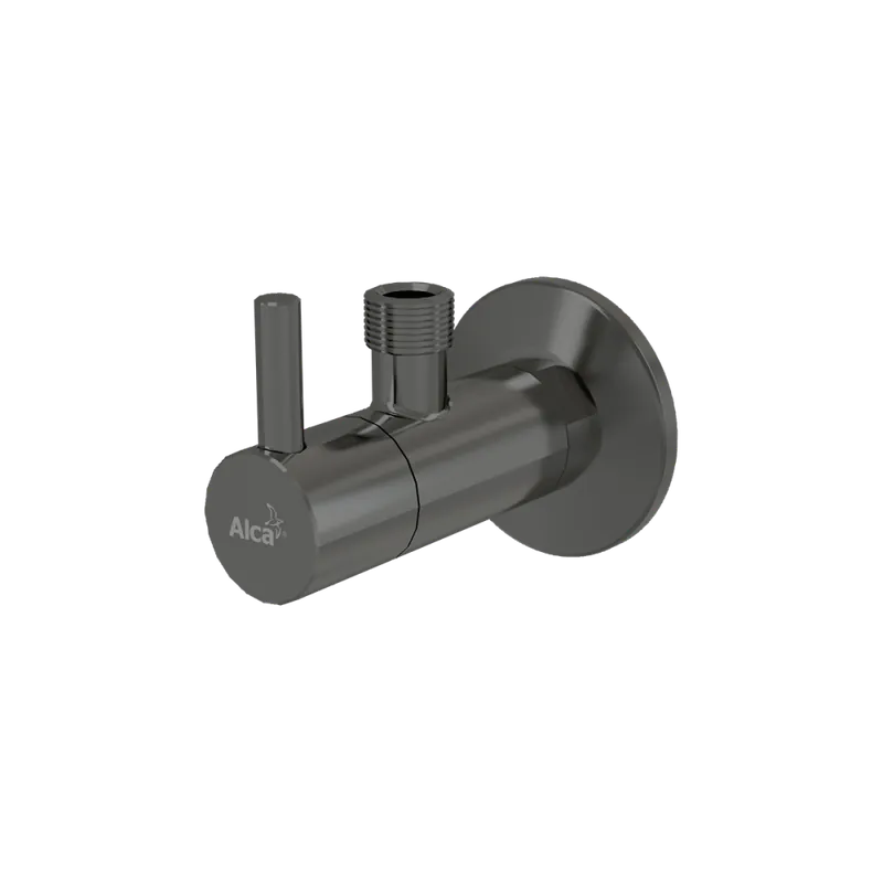 ALCA (Alcaplast) ARV001-GM-P Sarokszelep szűrővel GUN METAL-fényesAlcaplast Különleges ajánlat
