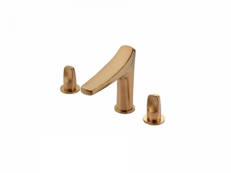 Biztonságos fizetés Strohm Teka Sense 3 csaplyukas mosdócsaptelep, tüzes bronz 91.431.02.0BZ (91431020BZ)Teka
