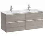 Roca The Gap 120 cm fürdőszoba bútor mosdóval, texturált tölgy A851483402Roca Ajánlat