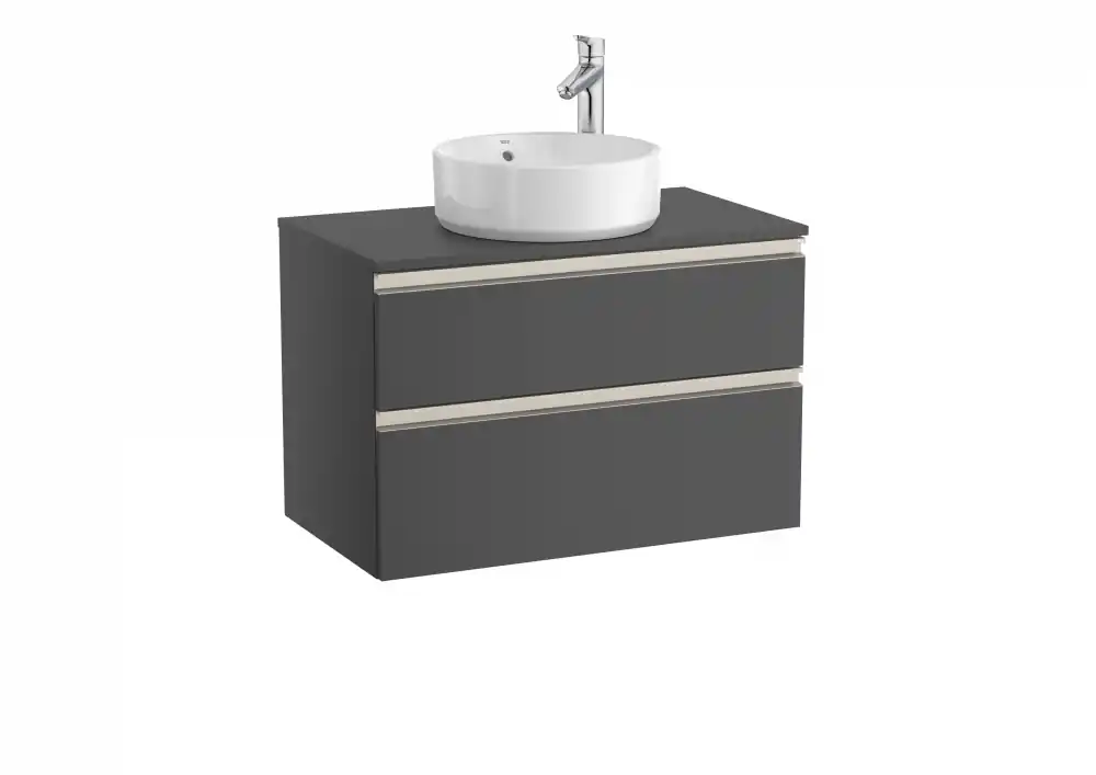 Legjobb ár Roca The Gap 800 mm fürdőszoba bútor pultos mosdóhoz, antracit A851501153Roca