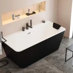 Deante Hiacynt 170x80 cm szabadonálló kád, fekete/fehér KDH B17WDeante Akciós ár