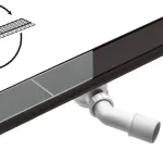 Deante REVERSIBLE fekete zuhanyfolyóka 100 cm KOS N10DDeante Outlet