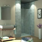 HSK New Style zuhanyajtó króm profil, átlátszó üveg 80 cm 1409080.41.50HSK Utolsó esély