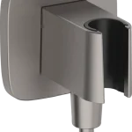 Bestseller Hansgrohe Fixfit Porter Q beépített zuhanytartóval, szálcsiszolt fekete króm 26887340Hansgrohe
