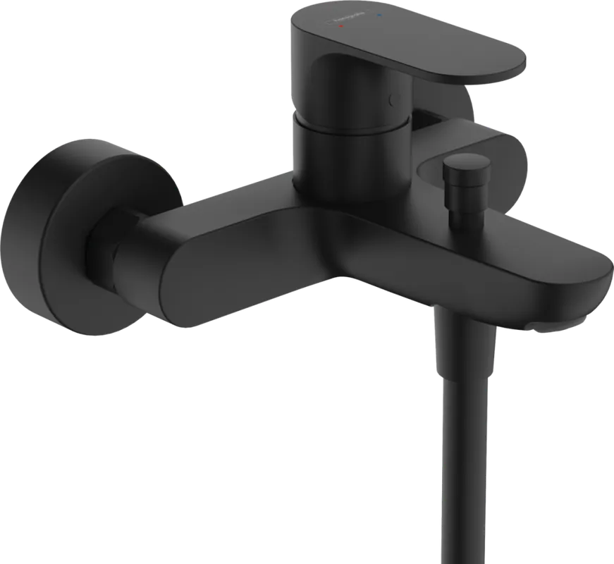 Árcsökkenés Hansgrohe Rebris S kádtöltő 2 átfolyási mennyiséggel, matt fekete 72443670Hansgrohe