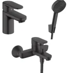 Szuper ajánlat Hansgrohe Vernis Blend csaptelep szett, matt fekete SZP-HG19 (71550670, 71440670, 24301670)Hansgrohe