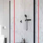 Radaway Nes Black KDJ I 100 J zuhanyajtó, 100 cm-es jobbos 10022100-54-01RRadaway Vásárlói kedvenc