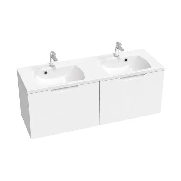 Akció Ravak SD Classic II 1300 szekrény dupla mosdó alá fehér/fehér X000001482Ravak