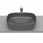 Csak ma Roca Inspira SOFT 50x37 cm pultra ültethető FINECERAMIC mosdó onyx A327500640Roca