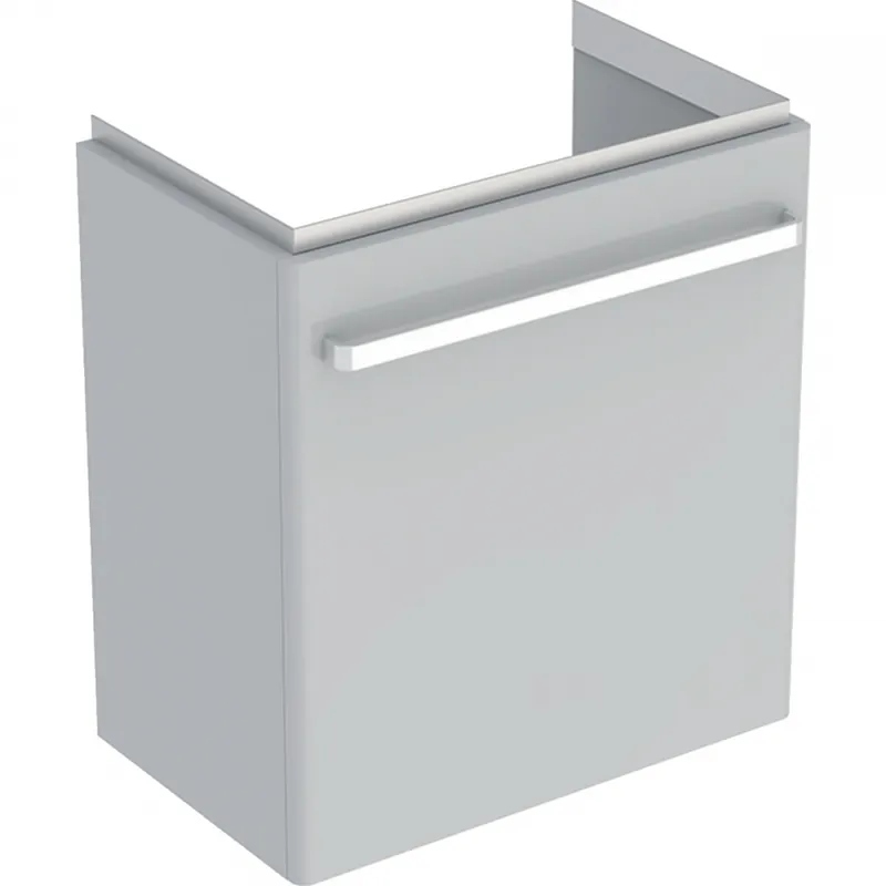 Kiárusítás Geberit Selnova Compact alsó szekrény mosdóhoz, egy ajtós, 55x36.7cm, világosszürke/matt bevonat, világosszürke/fényes 501.493.00.1Geberit