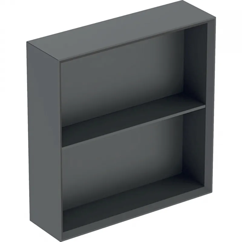 Geberit iCon négyzetes polc, 45x46.7x13.2cm, Láva/Matt bevonat 502.323.JK.1Geberit Azonnali szállítás