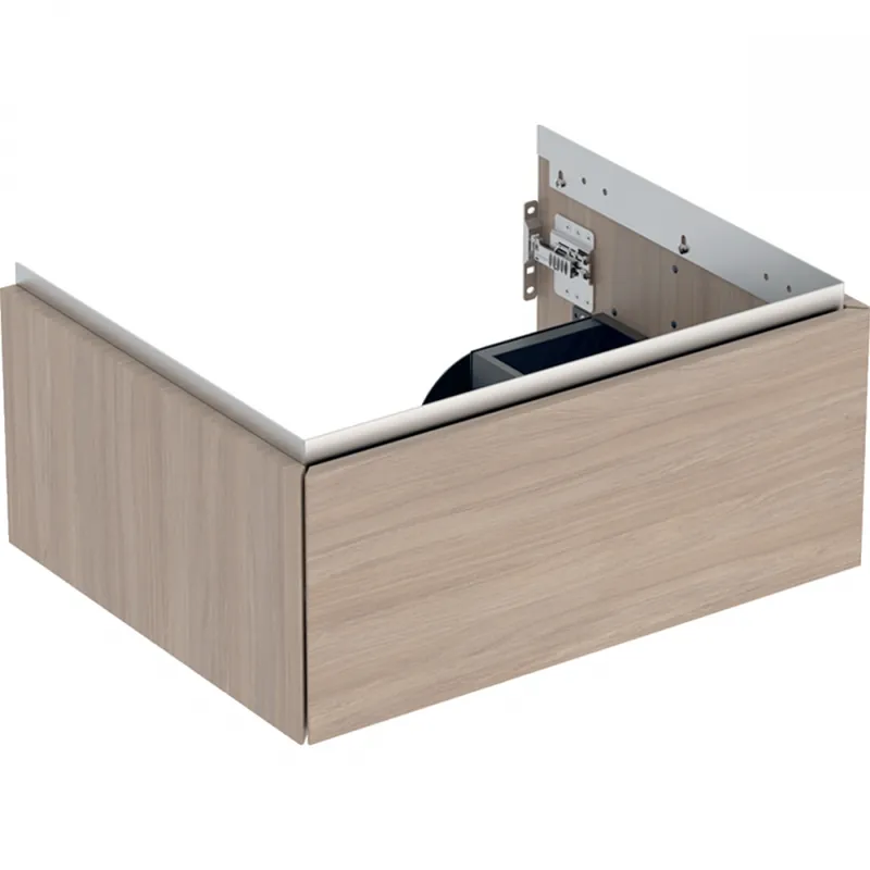 Geberit ONE alsó szekrény mosdóhoz, egy fiókkal, 60x26.6x47cm, tölgy/melaminos faszerkezet 505.071.00.5Geberit Gyors kiszállítás