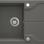 Outlet Deante Andante gránit mosogató, antracit metál ZQN_T113Deante