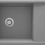 Deante Magnetic gránit mosogató, metál szürke ZRM_S113Deante Árcsökkenés