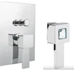 Bugnatese Inside Fal alatti váltós zuhanycsaptelep swarovski karral, matt fehér 9272KOPBugnatese Expressz szállítás