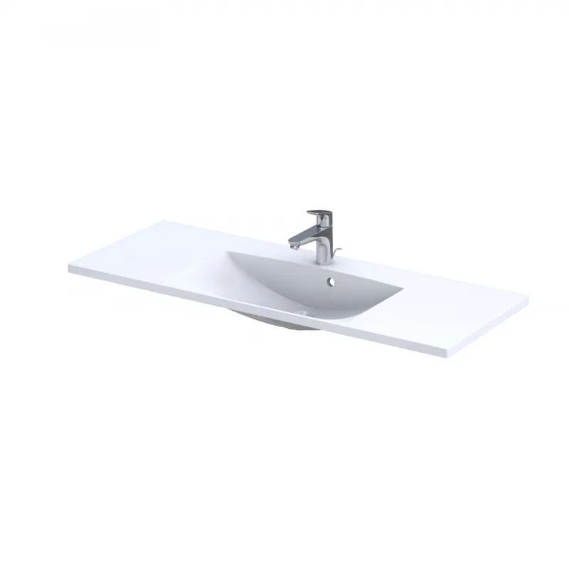 Végkiárusítás Roltechnik Amelia 120x46 cm öntött műmárvány mosdó UME-AM-120-92-CRoltechnik