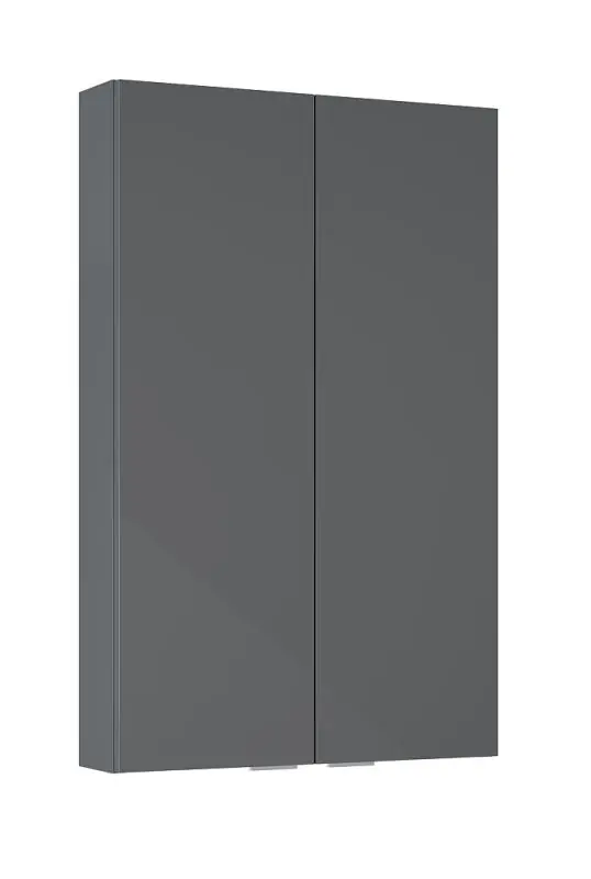 Exkluzív ajánlat AREZZO design univerzális felsőszekrény 50x80x12,6 cm-es, 2 ajtós magasfényű antracit AR-168307Arezzo Design