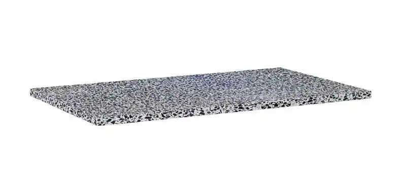 AREZZO design TERRAZZO márvány mosdópult 80x46x2 cm fekete matt AR-168815Arezzo Design Alacsony ár