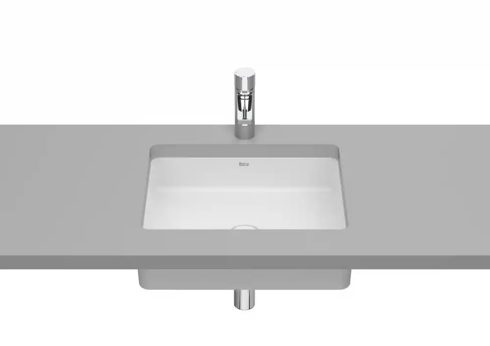 Szuper ajánlat Roca Inspira alulról beépíthető Fineceramic mosdó 49,5x39 cm, matt fehér A327536620Roca