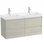 Roca Ona 120 cm fürdőszoba bútor mosdóval, világos tölgy A851694512Roca Kedvezmény