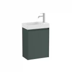 Kiárusítás Roca Ona 45 cm fürdőszoba bútor mosdóval, matt zöld A851678513Roca