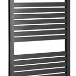 Biztonságos vásárlás Sapho AQUALINE TONDI 450x1690mm fürdőszobai radiátor középső bekötéssel, matt fekete DT446TAqualine