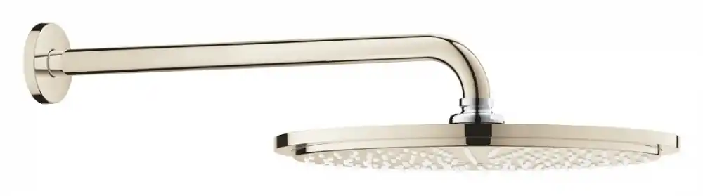 Ajánlat Grohe Rainshower Cosmopolitan 310 fejzuhany 380 mm zuhanykarral 9,5 l/perc, polished nickel 26066BE0Grohe
